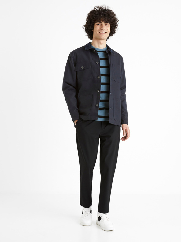 Celio Plava prugasta majica Celio Beboxar