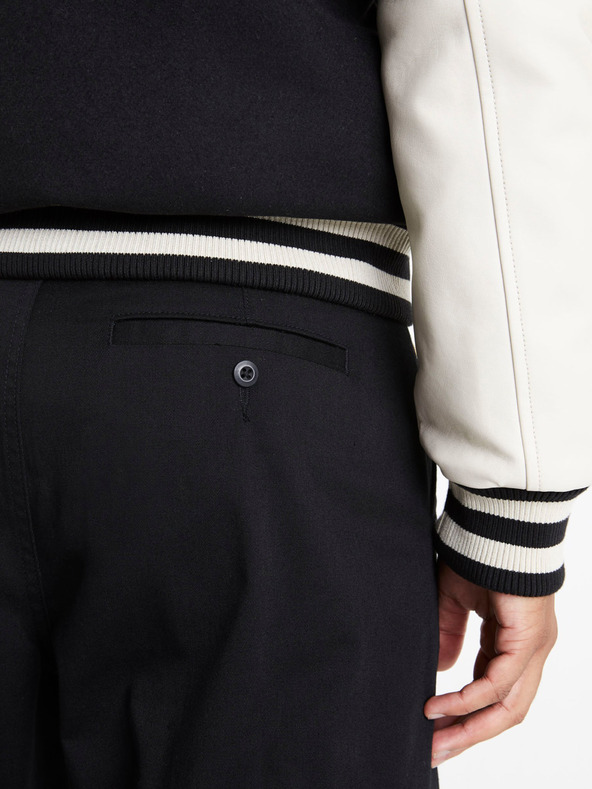 Celio Crne muške široke široke hlače Celio Coloose1