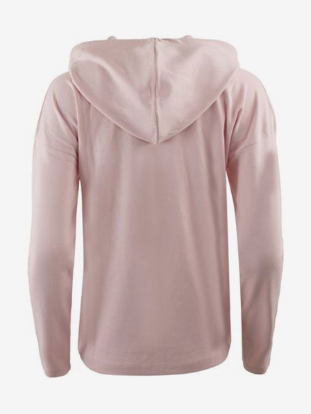 ALPINE PRO Roza ženska majica s kapuljačom na patentni zatvarač ALPINE PRO DEGREVA