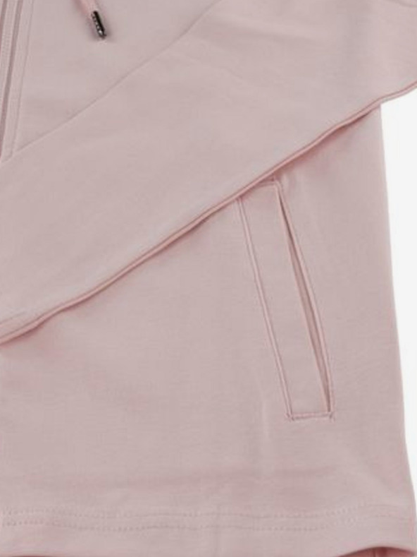 ALPINE PRO Roza ženska majica s kapuljačom na patentni zatvarač ALPINE PRO DEGREVA