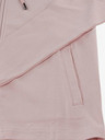 ALPINE PRO Roza ženska majica s kapuljačom na patentni zatvarač ALPINE PRO DEGREVA