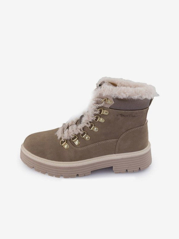 ALPINE PRO Sive ženske zimske čizme ALPINE PRO DUNETA