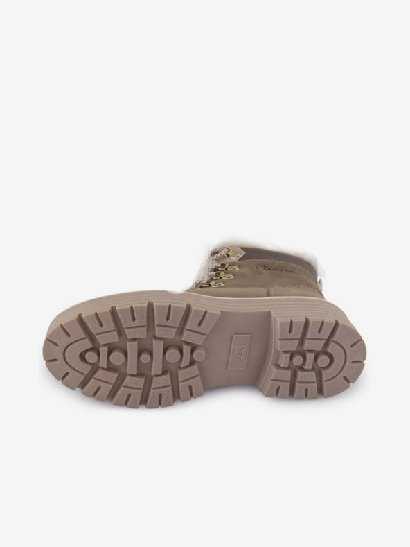 ALPINE PRO Sive ženske zimske čizme ALPINE PRO DUNETA