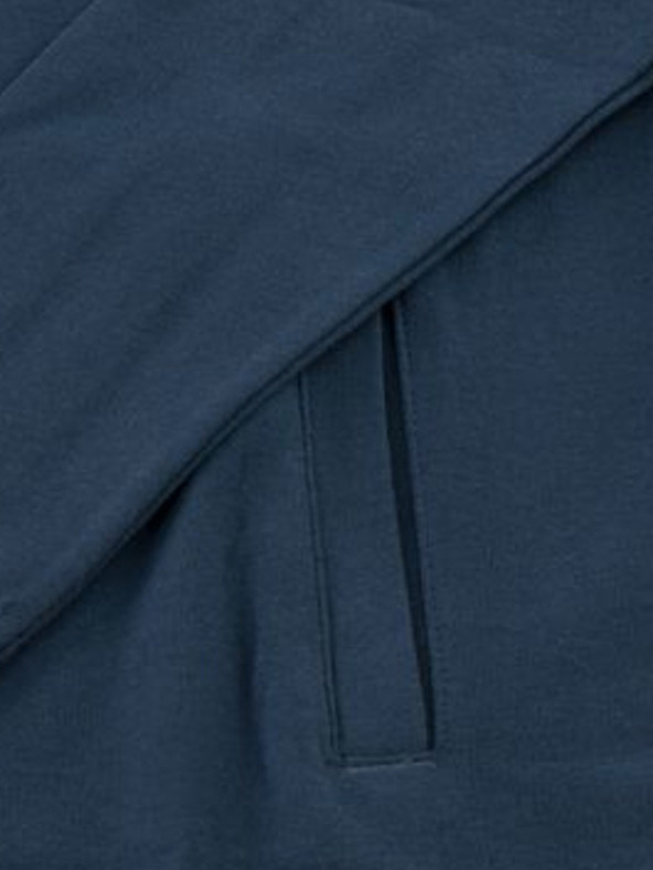 ALPINE PRO Tamnoplava ženska majica s kapuljačom na patentni zatvarač ALPINE PRO DEGREVA