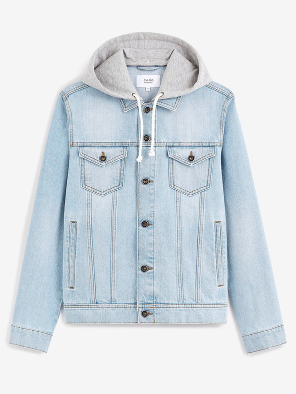 Celio Svijetloplava Celio Cudenshood muška traper jakna
