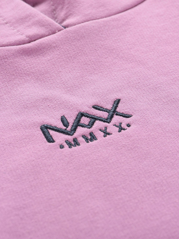 NAX Sivo-ljubičasta ženska majica s kapuljačom NAX Onoda