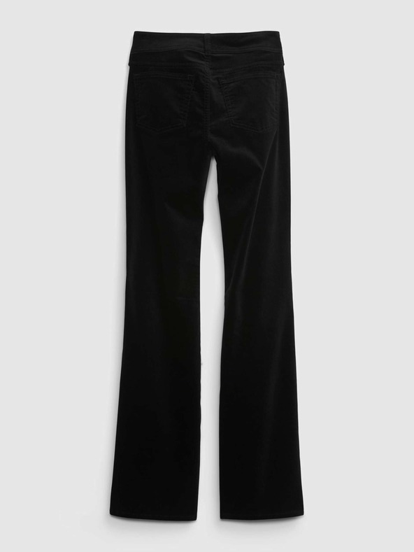GAP Dječje baršunaste bootcut traperice GAP