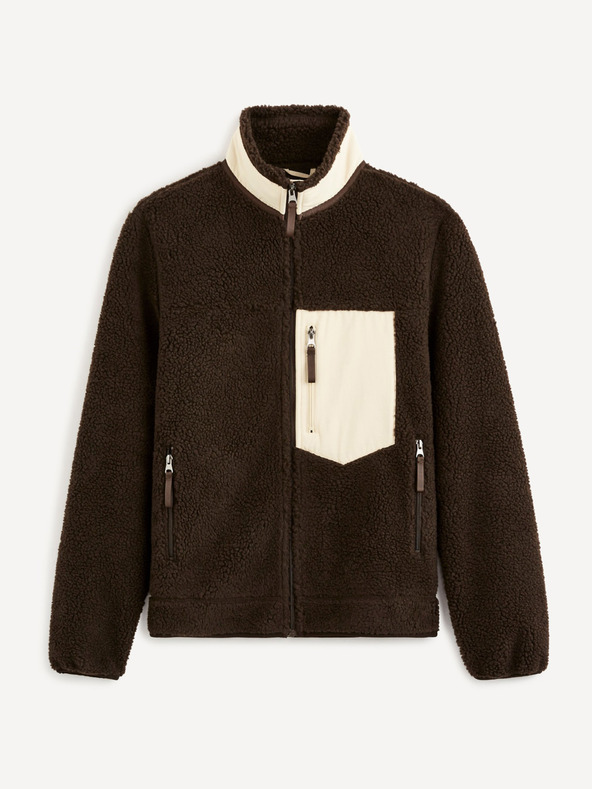 Celio Celio Cucurly tamno smeđa muška jakna