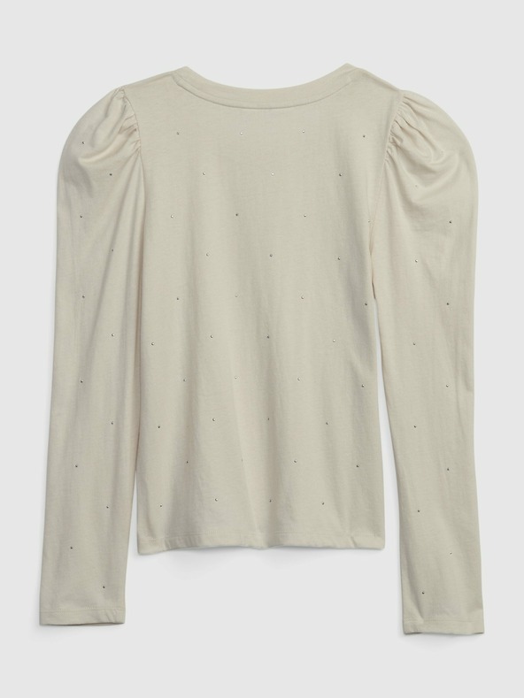 GAP Dječja majica s naboranim rukavima GAP