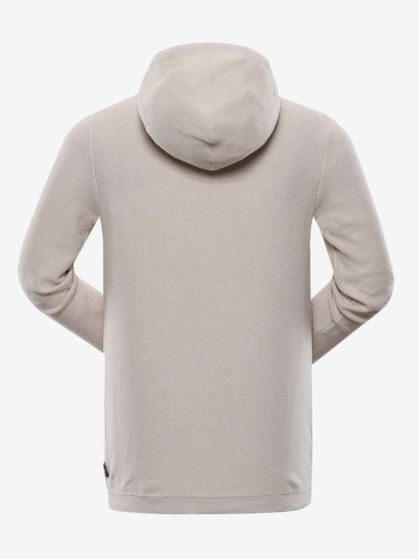 NAX Krem muški pulover s kapuljačom NAX Polin