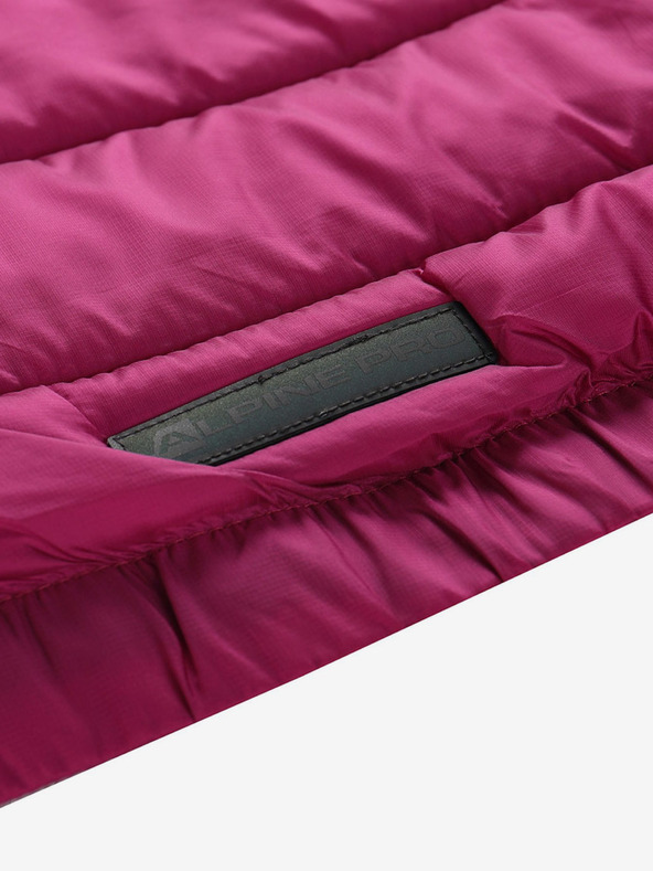 ALPINE PRO Tamno crvena djevojačka hi-therm jakna ALPINE PRO Kisho