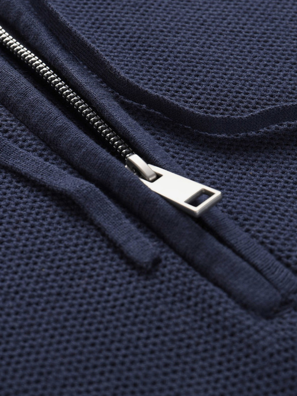 NAX Tamnoplavi muški pulover s kapuljačom NAX Polin