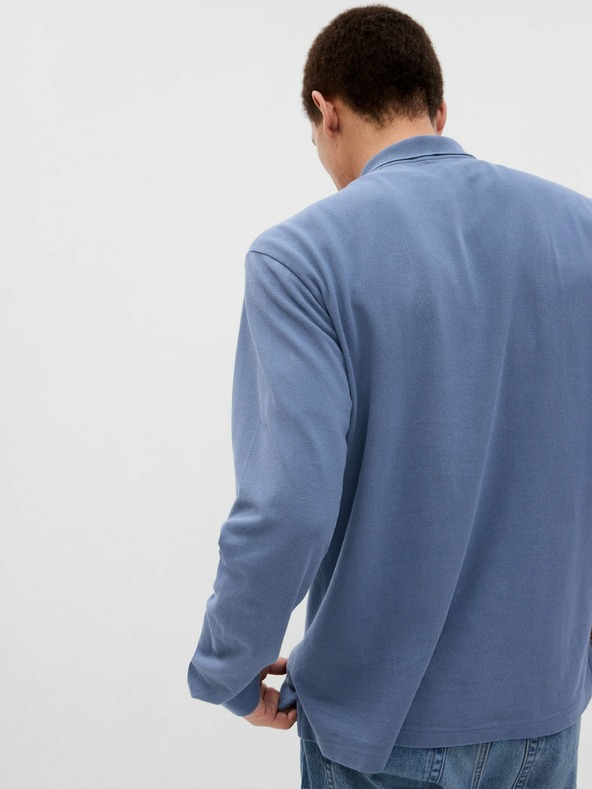 GAP Polo majica pique dugih rukava GAP