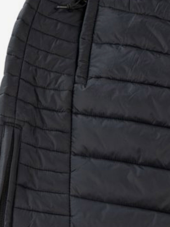 ALPINE PRO Crna ženska prošivena zimska suknja ALPINE PRO OZARA