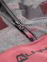 ALPINE PRO Sivo-roza dječja jakna ALPINE PRO GIBBO