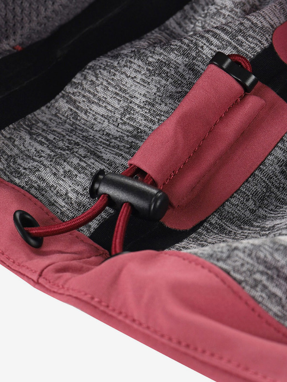 ALPINE PRO Sivo-roza dječja jakna ALPINE PRO GIBBO