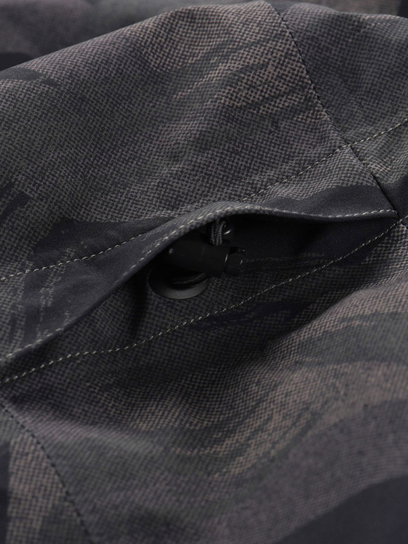 ALPINE PRO Tamno siva muška jakna s uzorkom ALPINE PRO GIBB