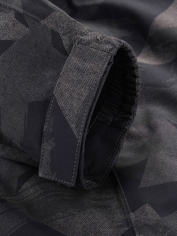 ALPINE PRO Tamno siva muška jakna s uzorkom ALPINE PRO GIBB