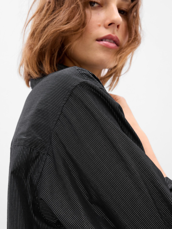 GAP Košulja s metalnom niti oversize GAP