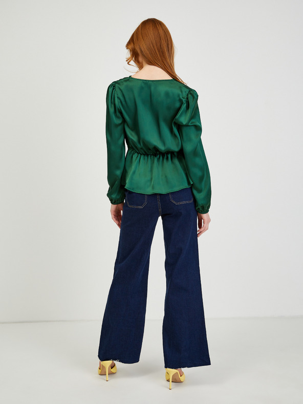 Orsay Zelena ženska satenska bluza ORSAY