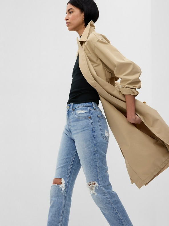 GAP Traper hlače straight High Rise Cheeky GAP