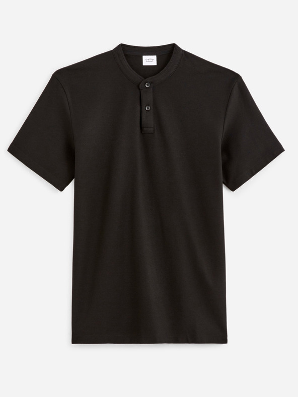 Celio Crna muška polo majica Celio Desohel