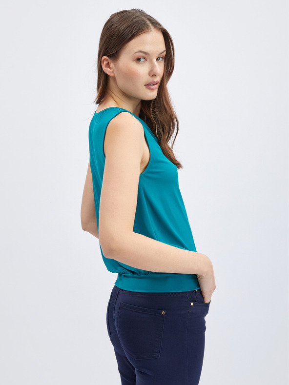 Orsay Petrolej plava ženska majica bez rukava ORSAY
