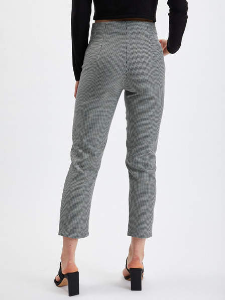 Orsay Crne ženske hlače s uzorkom ORSAY