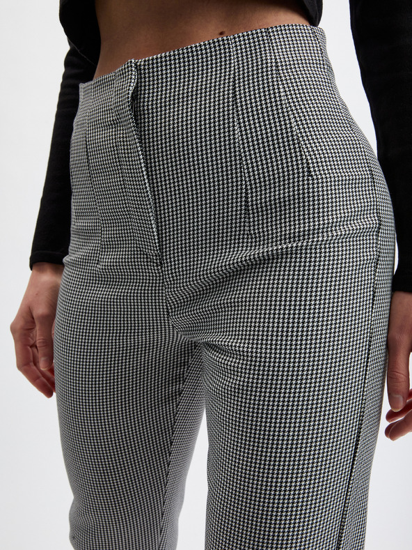 Orsay Crne ženske hlače s uzorkom ORSAY