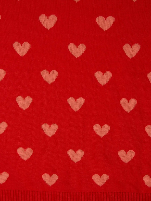 GAP Bebe džemper s uzorkom srca GAP