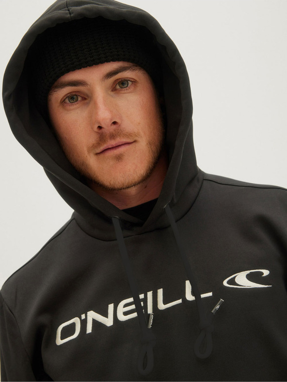 O'Neill Crni muški sweatshirt O'Neill RUTILE HOOD FLEECE