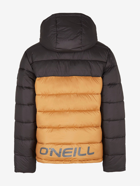 O'Neill Narančasto-crna muška zimska jakna O'Neill O'RIGINALS PUFFER JACKET
