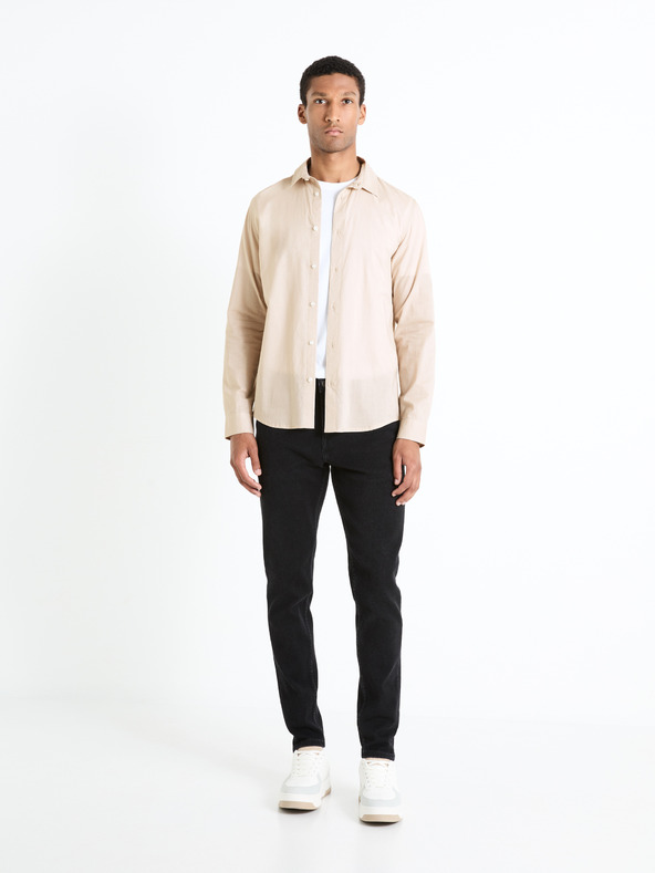 Celio Krem muška košulja Celio Fames