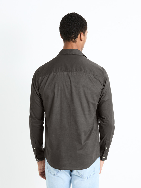 Celio Celio Fames Tamno siva muška košulja