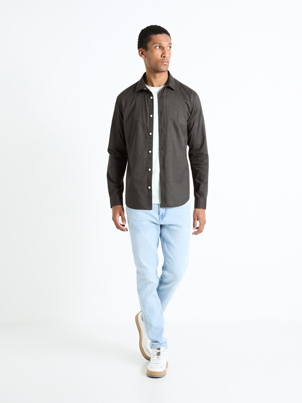 Celio Celio Fames Tamno siva muška košulja