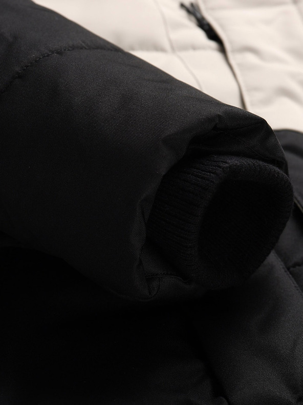 ALPINE PRO Crno-bijela zimska jakna za djevojčice ALPINE PRO Egypo