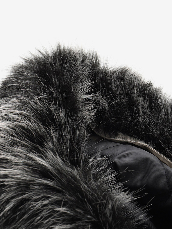 ALPINE PRO Crno-bijela zimska jakna za djevojčice ALPINE PRO Egypo