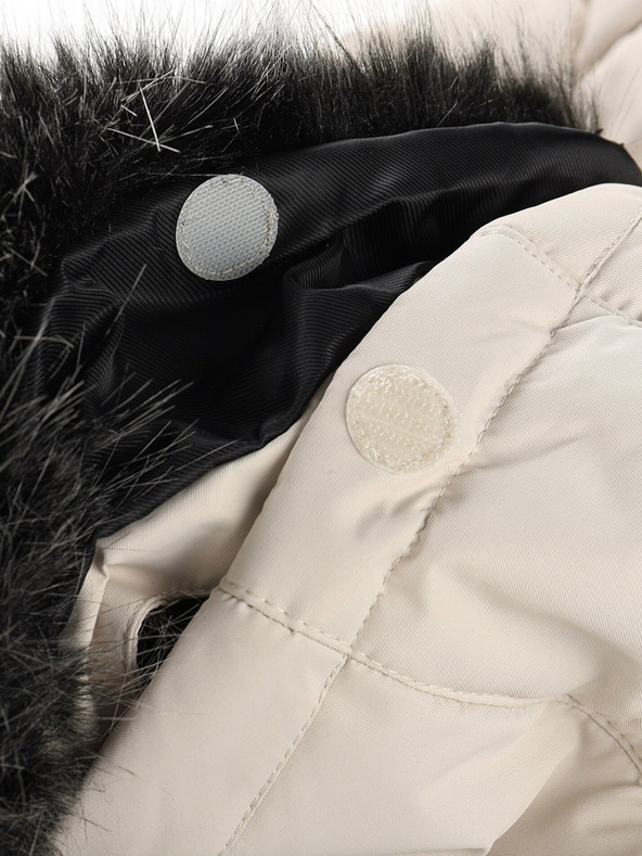 ALPINE PRO Crno-bijela zimska jakna za djevojčice ALPINE PRO Egypo