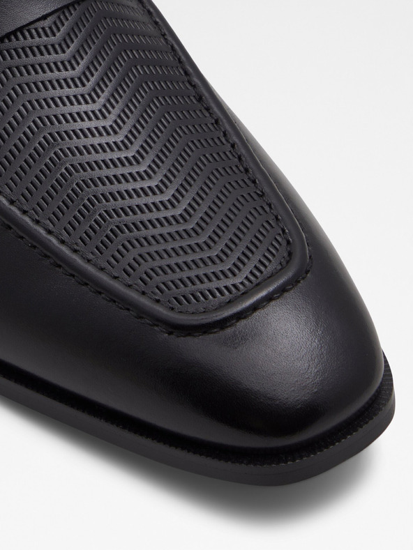 Aldo ALDO Aalto crne muške kožne mokasine