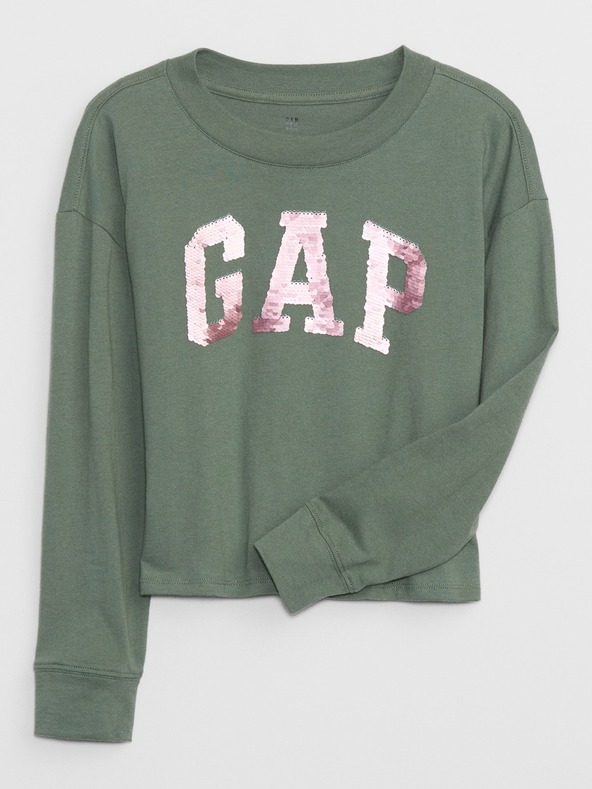 GAP Dječja majica s metalik logom Gap