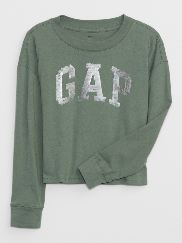 GAP Dječja majica s metalik logom Gap