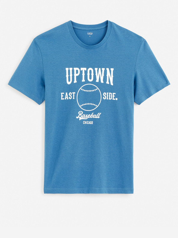 Celio Plava muška majica Celio Feklyn