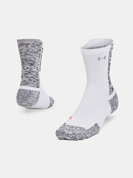Under Armour Unisex čarape Under Armour UA AD Run Cushion Mid (1 par)