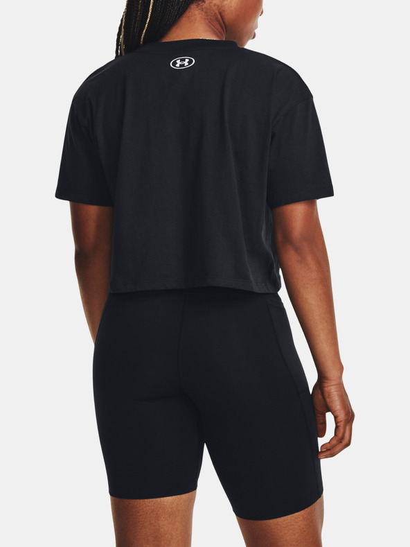 Under Armour Ženska majica Under Armour UA COLLEGIATE CREST CROP SS