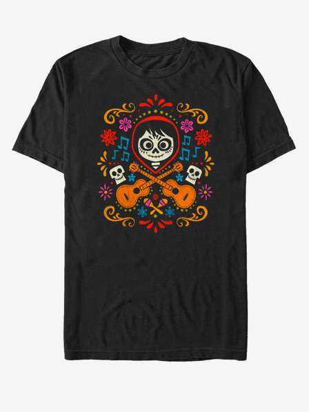 ZOOT.Fan Crna unisex majica s printom ZOOT.Fan Musical Miguel Pixar