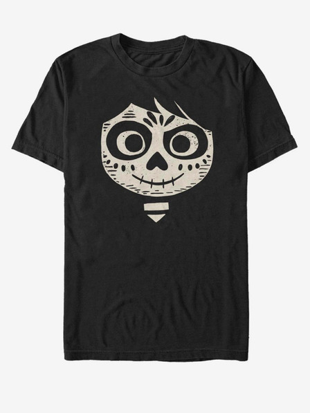 ZOOT.Fan Crna unisex majica s ZOOT.Fan Miguel Face Pixar printom