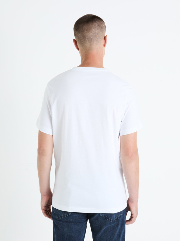 Celio Bijela muška majica Celio