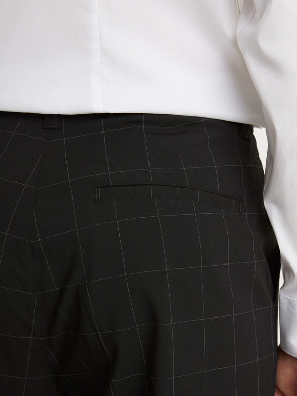 Celio Celio Fonoel crne muške skraćene hlače na kockice