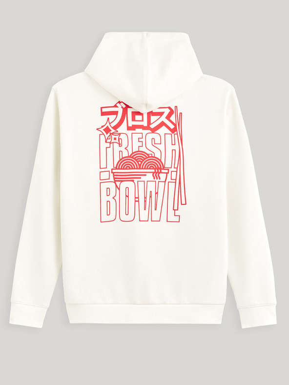 Celio Celio Fejabowl krem ​​muška majica s kapuljačom