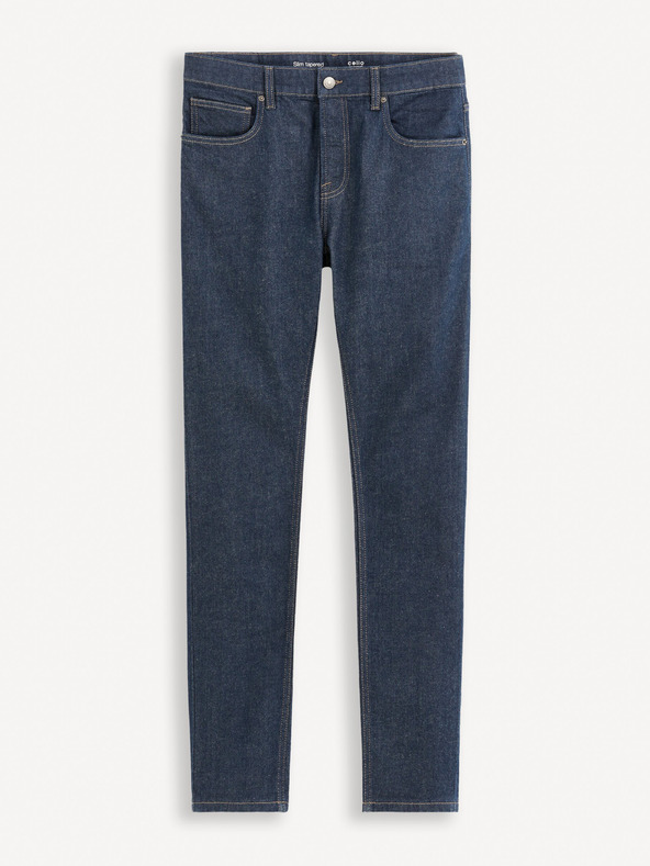 Celio Tamnoplave muške uske traperice Celio Fotaper